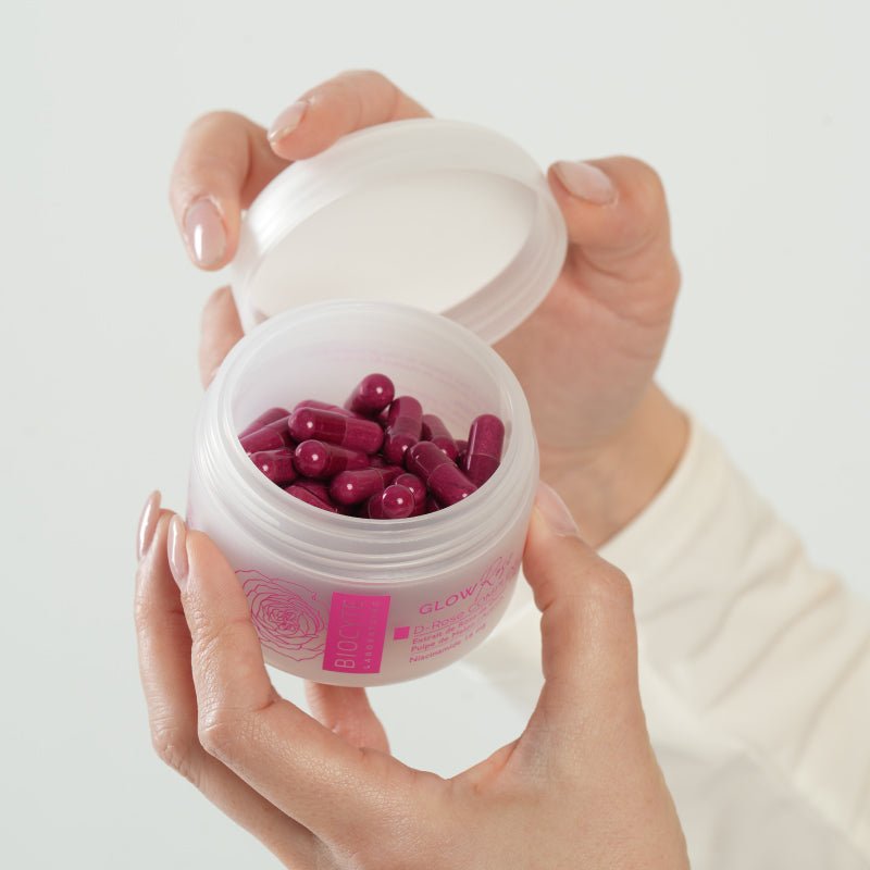 Glow Rose 60 Cápsulas - Suplemento Alimentar - Biocyte Portugal