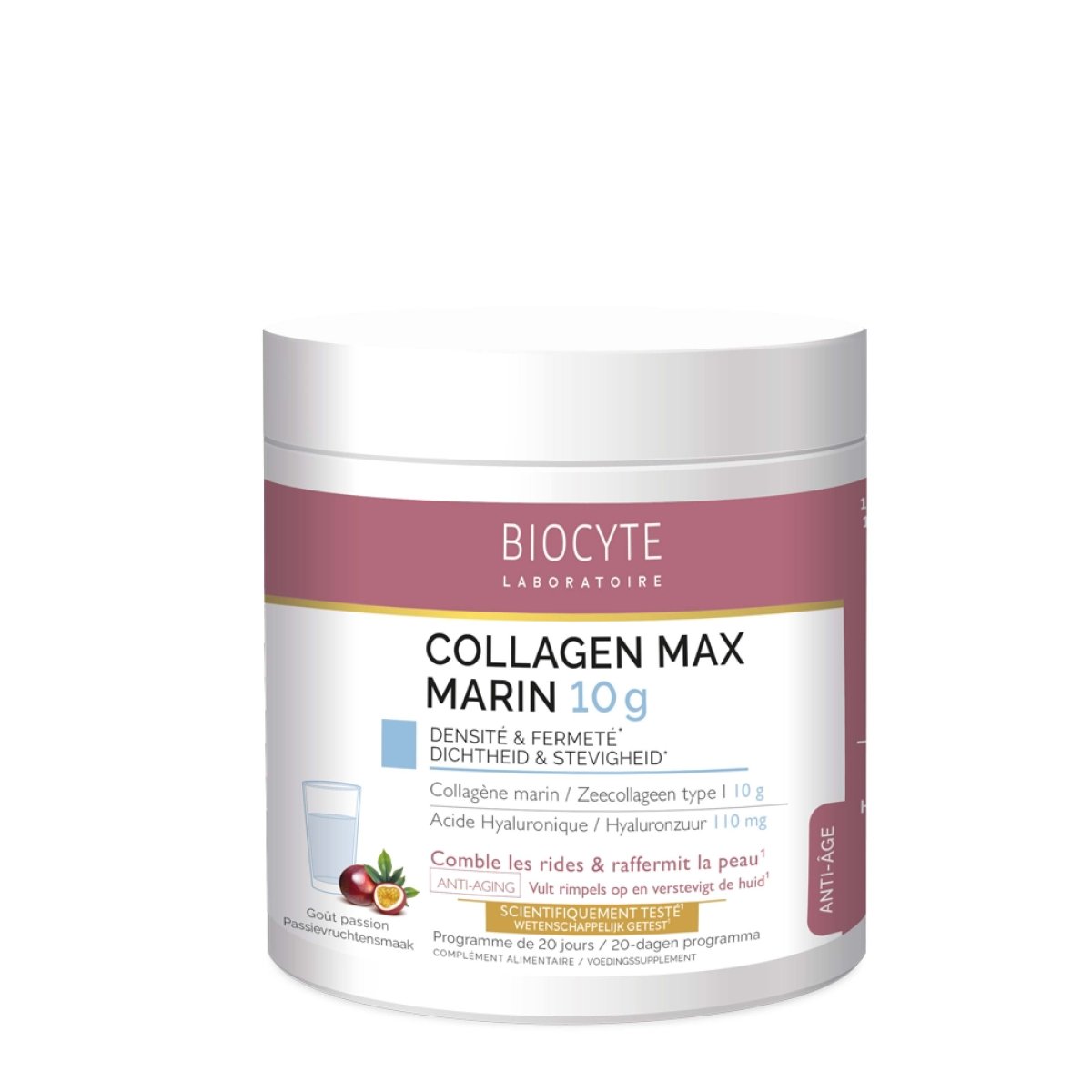 Collagen Max Marin Maracujá 10g - Suplemento Alimentar - Biocyte Portugal