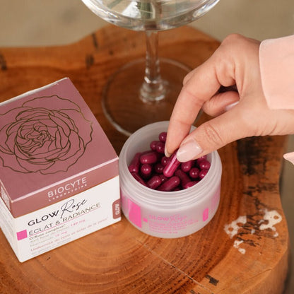 Glow Rose 60 Cápsulas - Suplemento Alimentar - Biocyte Portugal