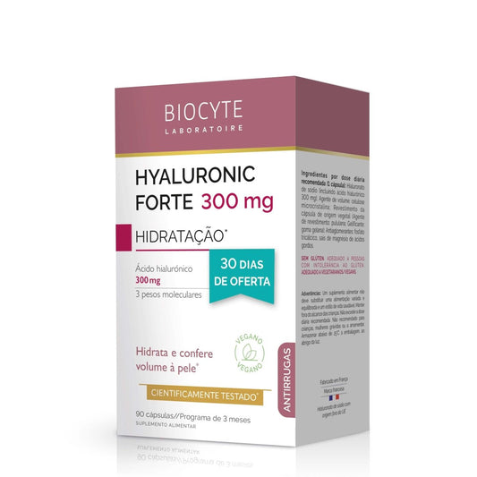 Hyaluronic Forte 300mg Trio - Ácido Hialurónico - Biocyte Portugal