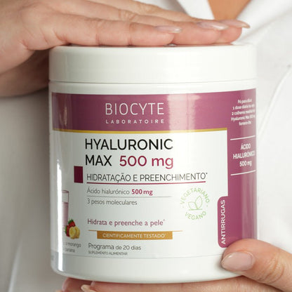Hyaluronic Max 500mg - Ácido Hialurónico - Biocyte Portugal
